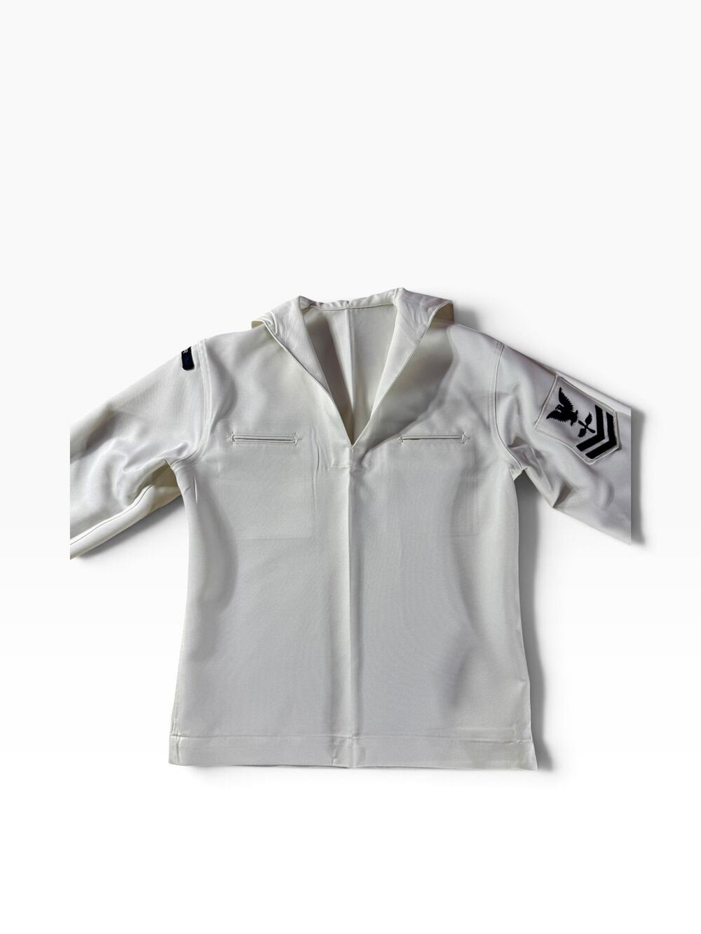 Vintage 1980s US Navy AD2 Dress White Uniform NAS Miramar 38R 31R Aviation